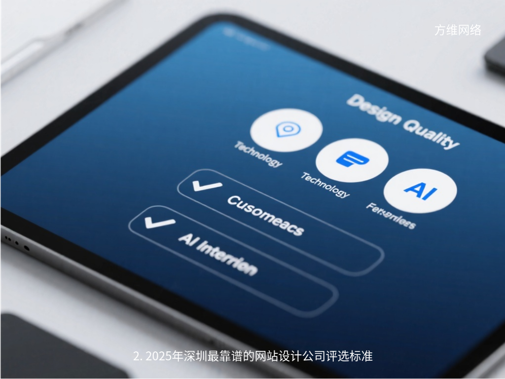 2. 2025年深圳最靠譜的網站設計公司評選標準