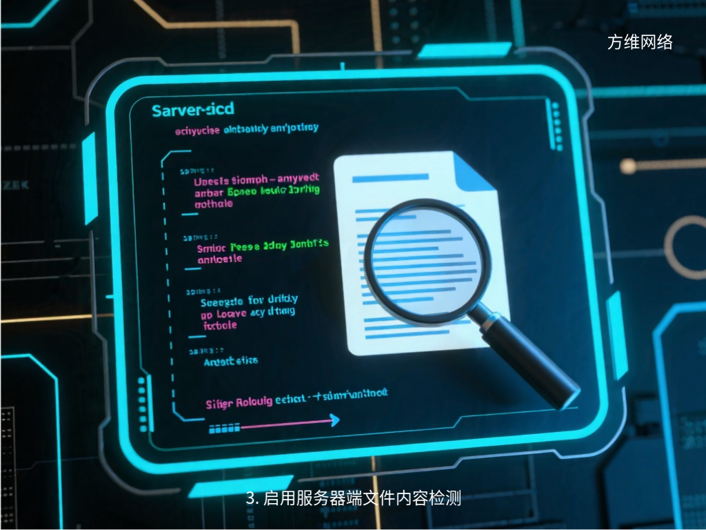 3. 啟用服務器端文件內容檢測