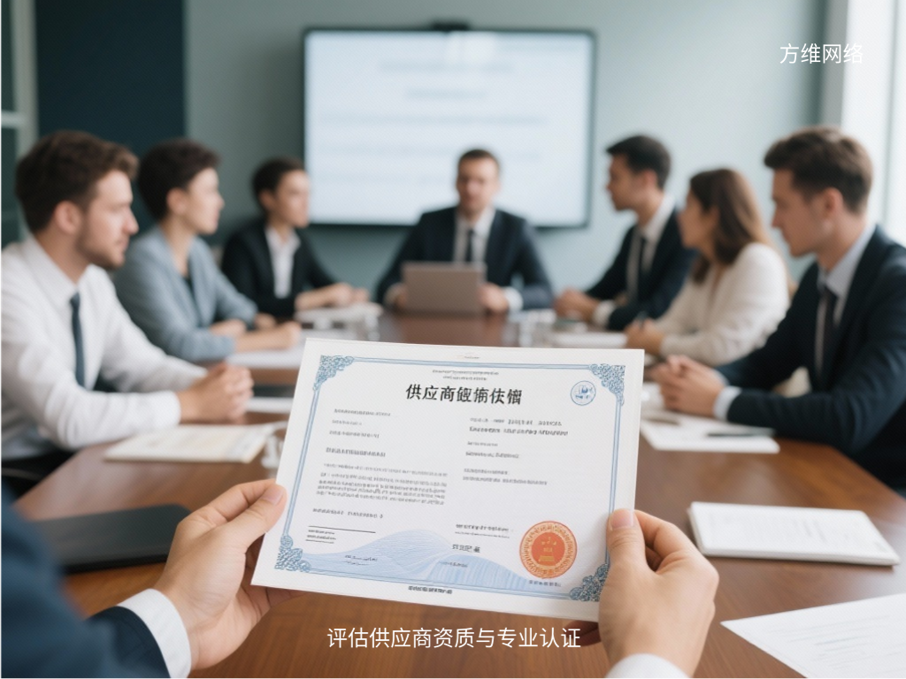 評估供應商資質與專業認證