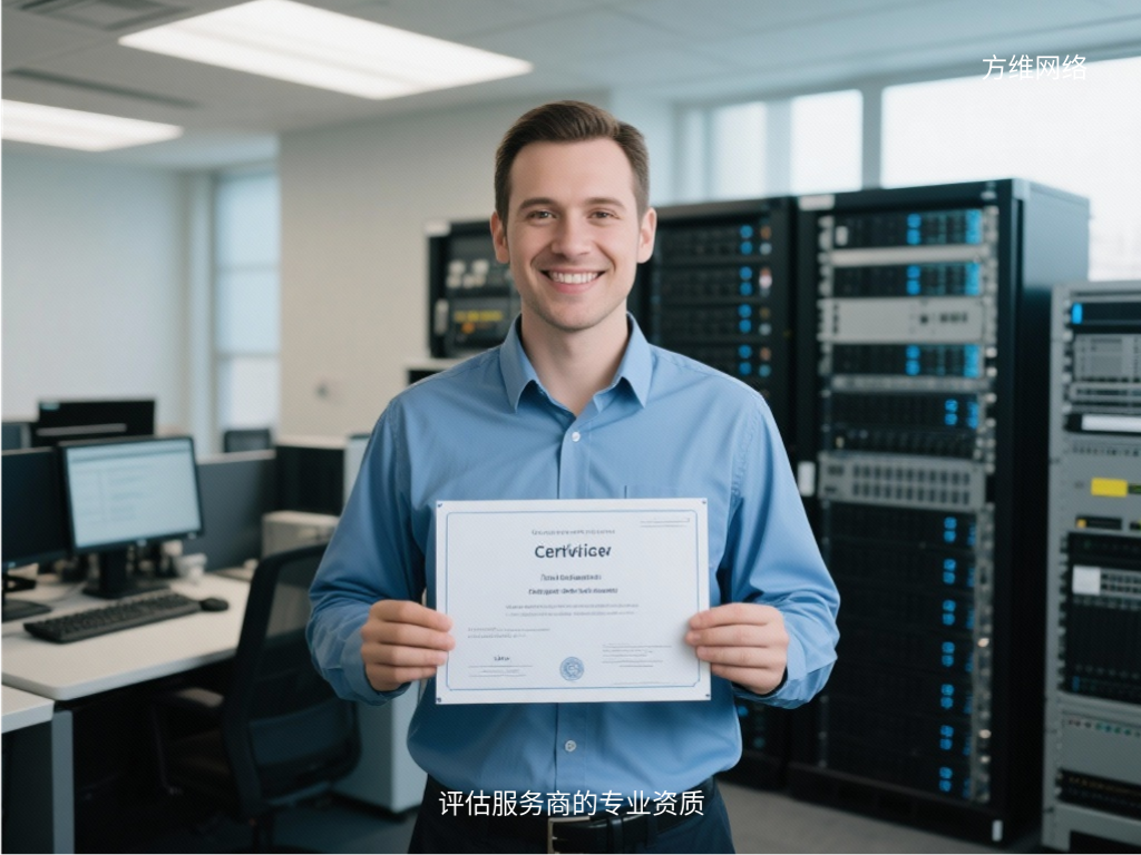 評估服務商的專業資質