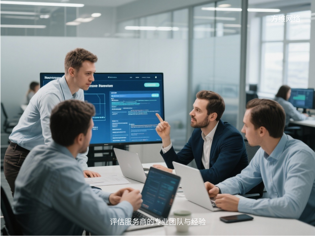 評估服務商的專業團隊與經驗