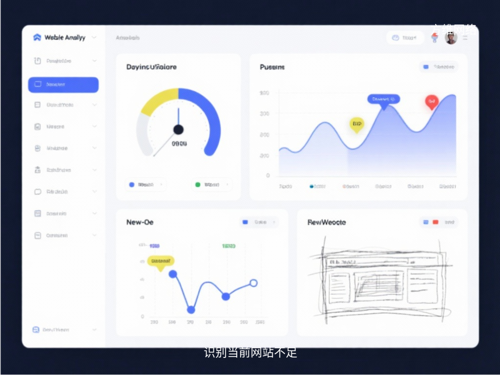 識別當前網站不足