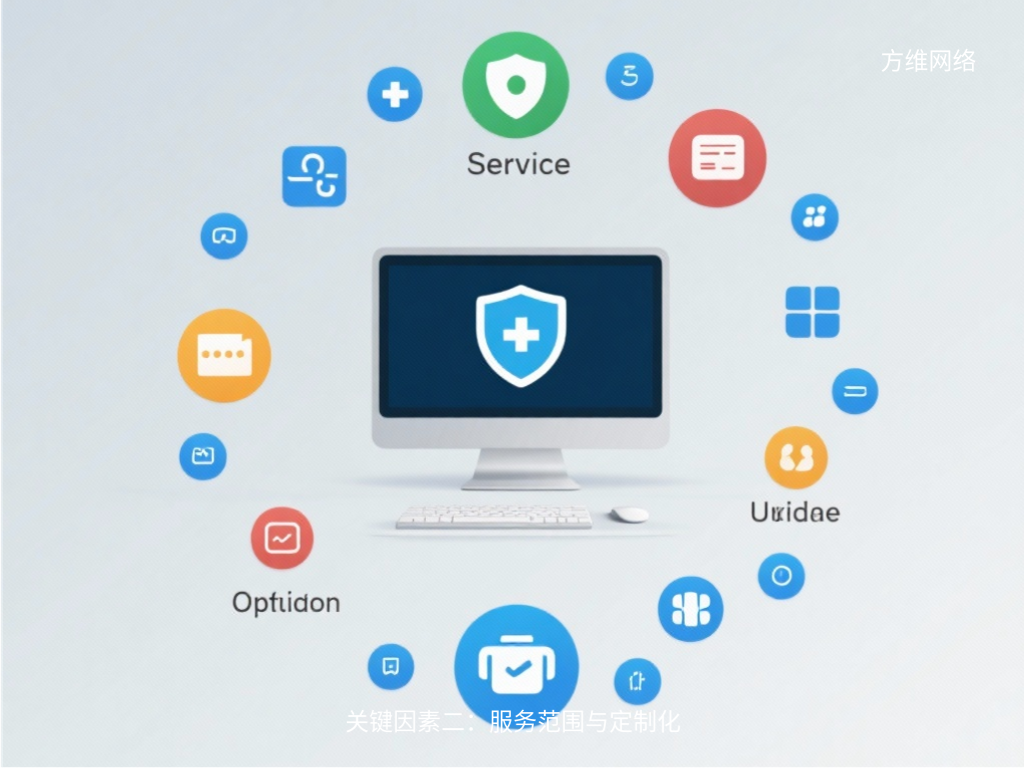 關(guān)鍵因素二:服務(wù)范圍與定制化