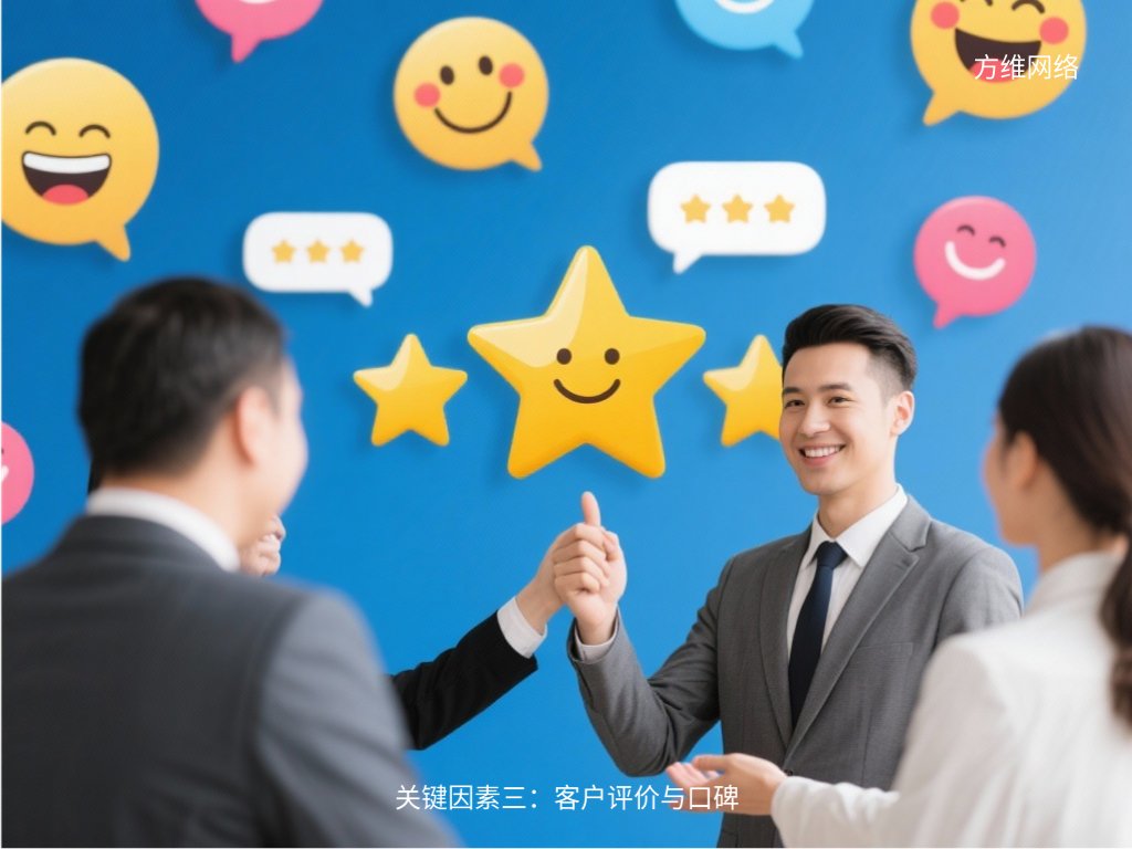 關(guān)鍵因素三:客戶評價(jià)與口碑