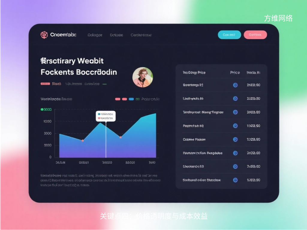 關鍵點四:價格透明度與成本效益
