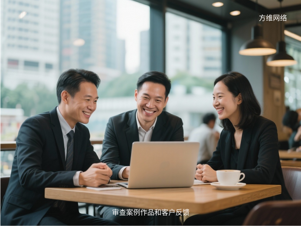 審查案例作品和客戶反饋