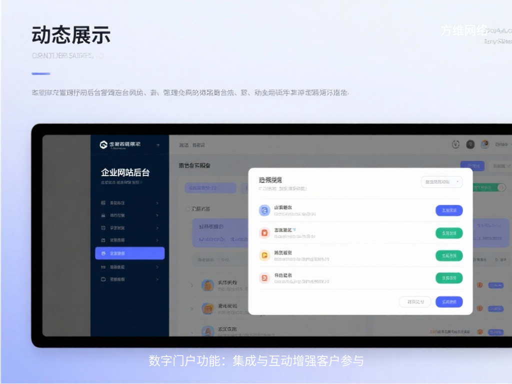 數字門戶功能:集成與互動增強客戶參與