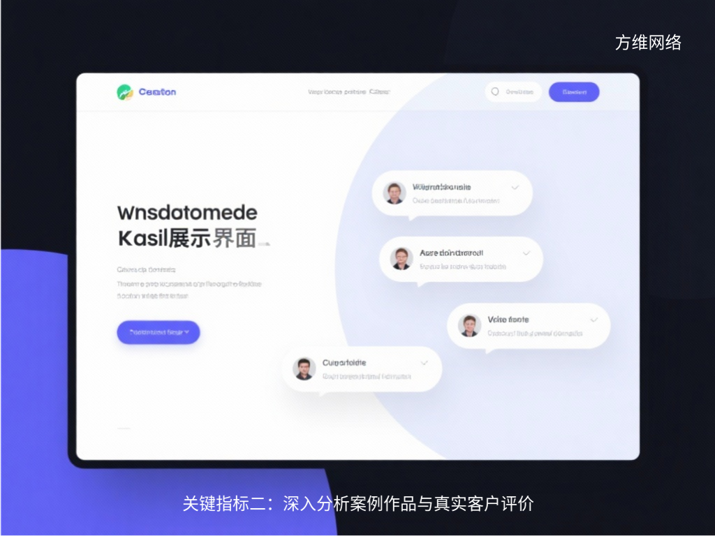 關鍵指標二:深入分析案例作品與真實客戶評價