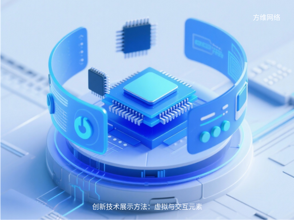 創新技術展示方法：虛擬與交互元素