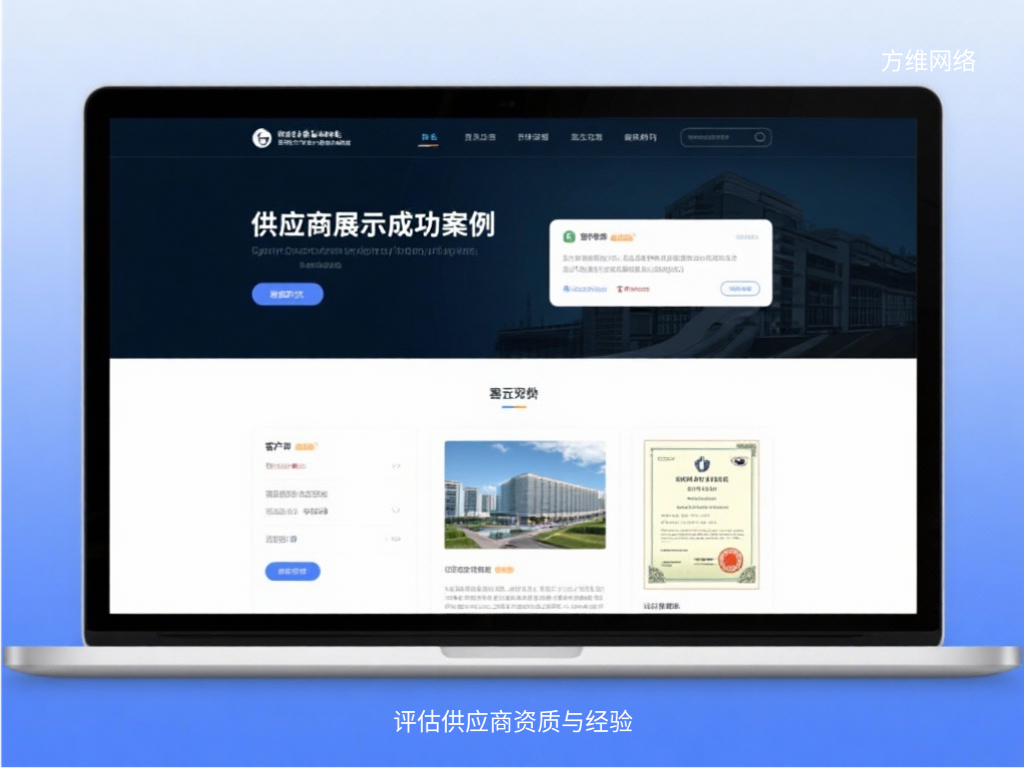 評估供應商資質與經驗