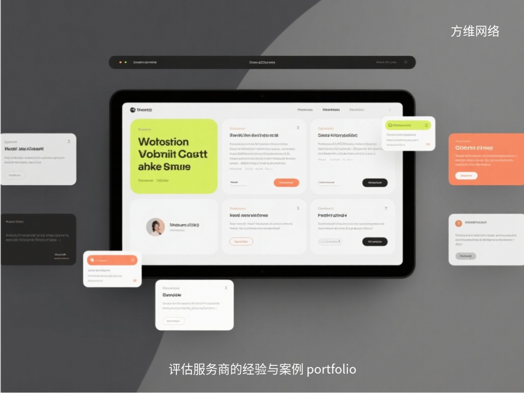 評估服務商的經驗與案例 portfolio