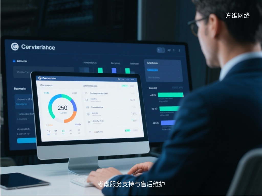 考慮服務支持與售后維護
