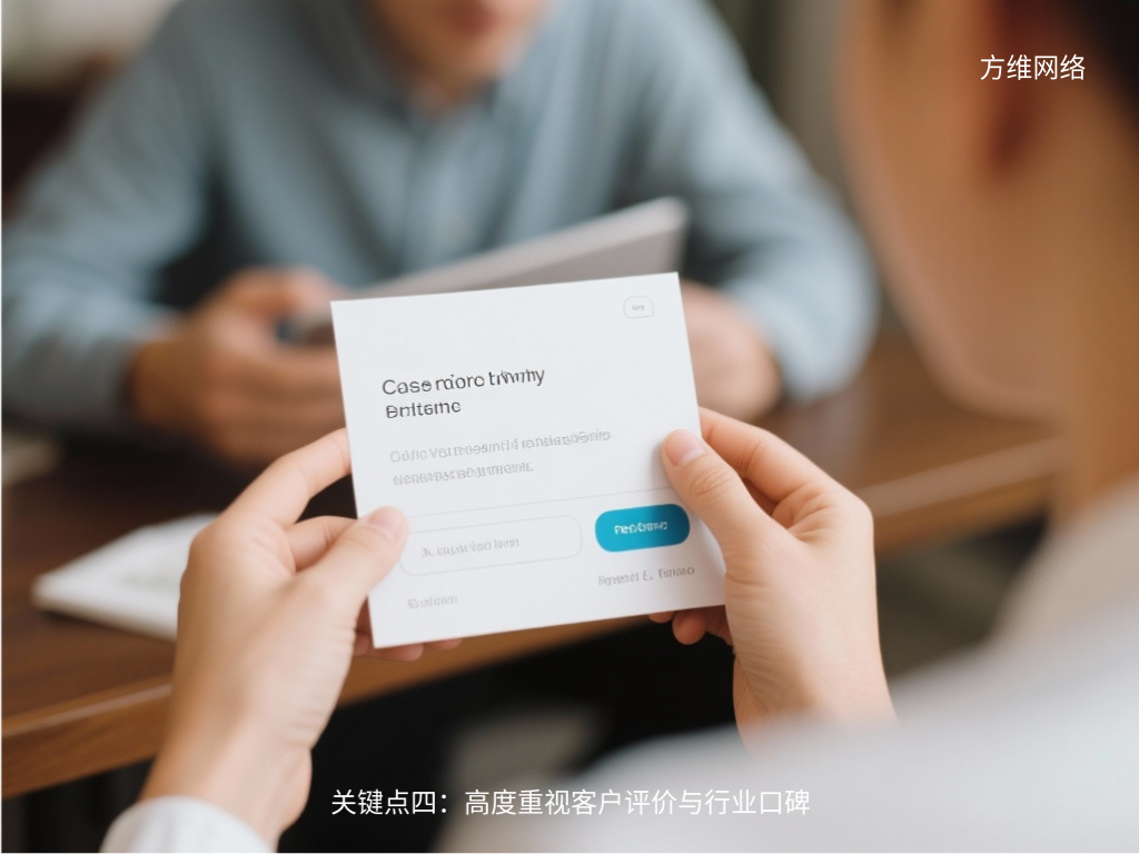 關鍵點四：高度重視客戶評價與行業口碑