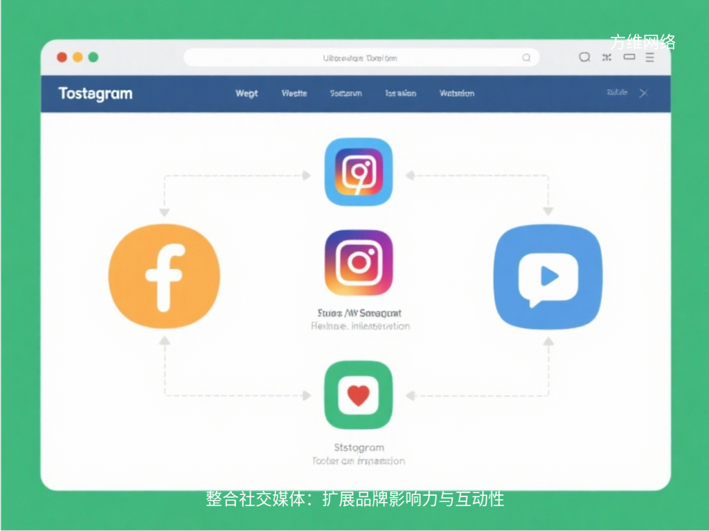 整合社交媒體:擴展品牌影響力與互動性