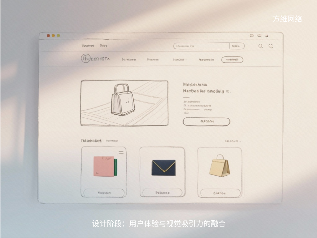 設計階段:用戶體驗與視覺吸引力的融合