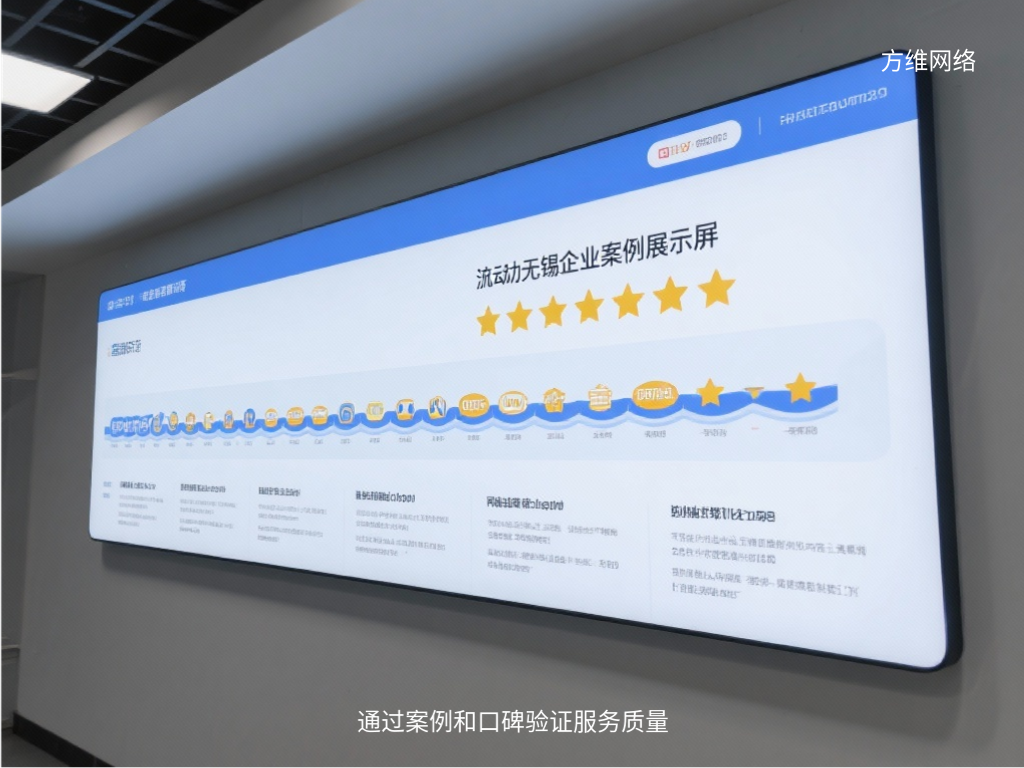 通過案例和口碑驗證服務質量