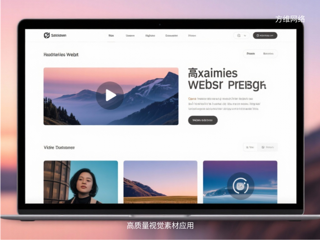 高質量視覺素材應用