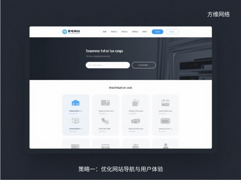 策略一:優化網站導航與用戶體驗