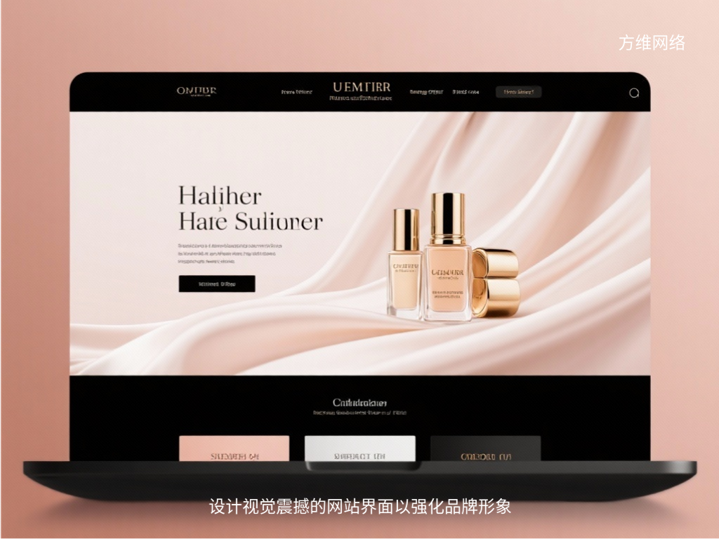 設(shè)計視覺震撼的網(wǎng)站界面以強化品牌形象