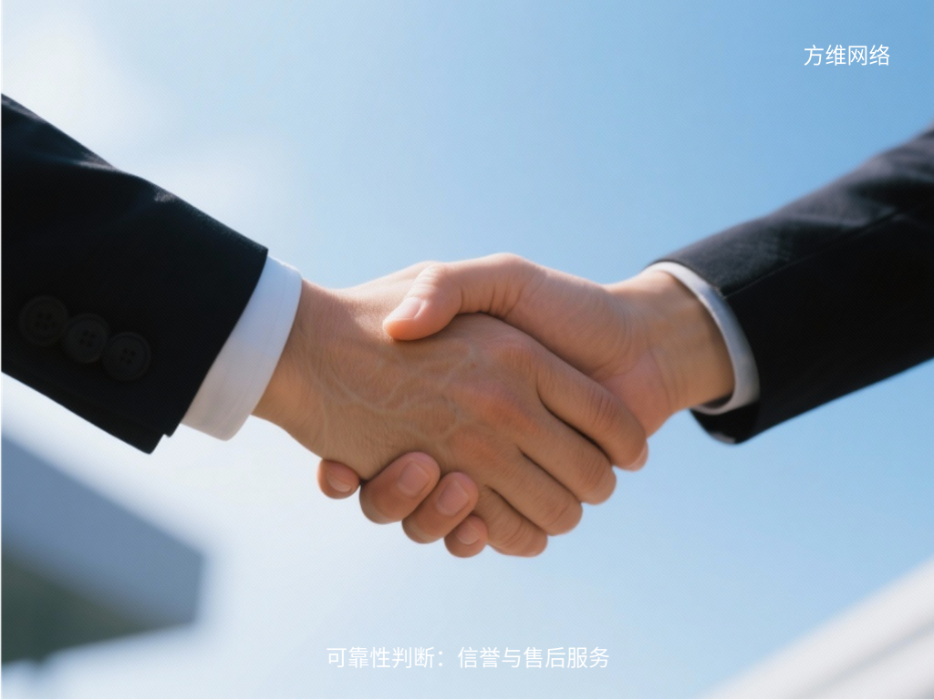 可靠性判斷:信譽與售后服務(wù)