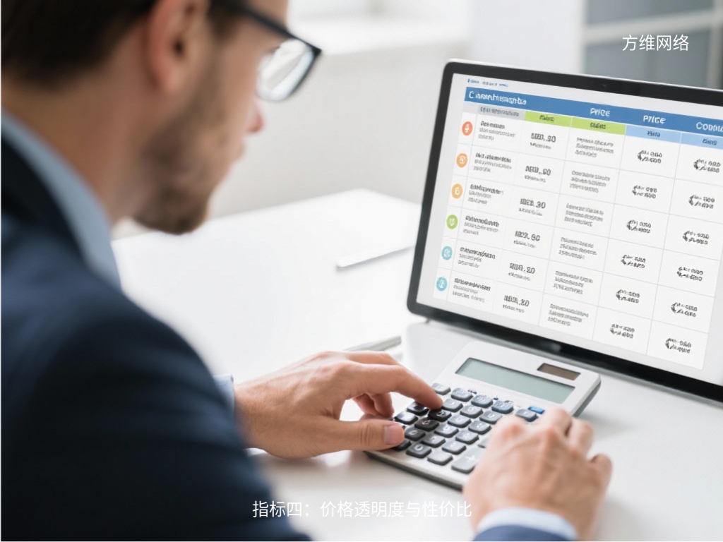 指標四:價格透明度與性價比
