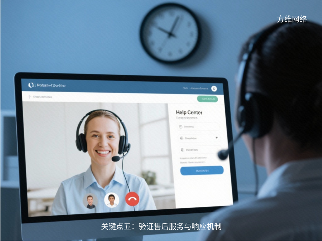 關鍵點五:驗證售后服務與響應機制