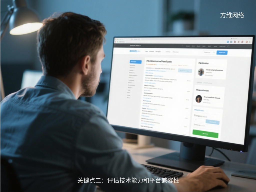 關鍵點二:評估技術能力和平臺兼容性