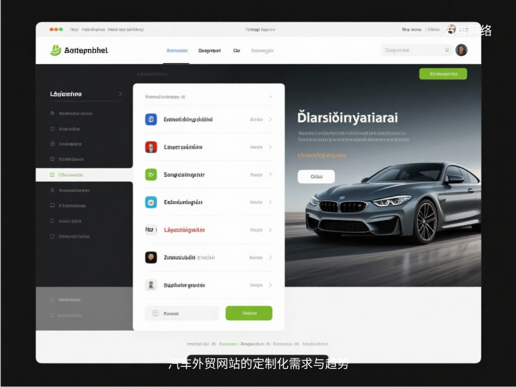 汽車外貿網站的定制化需求與趨勢