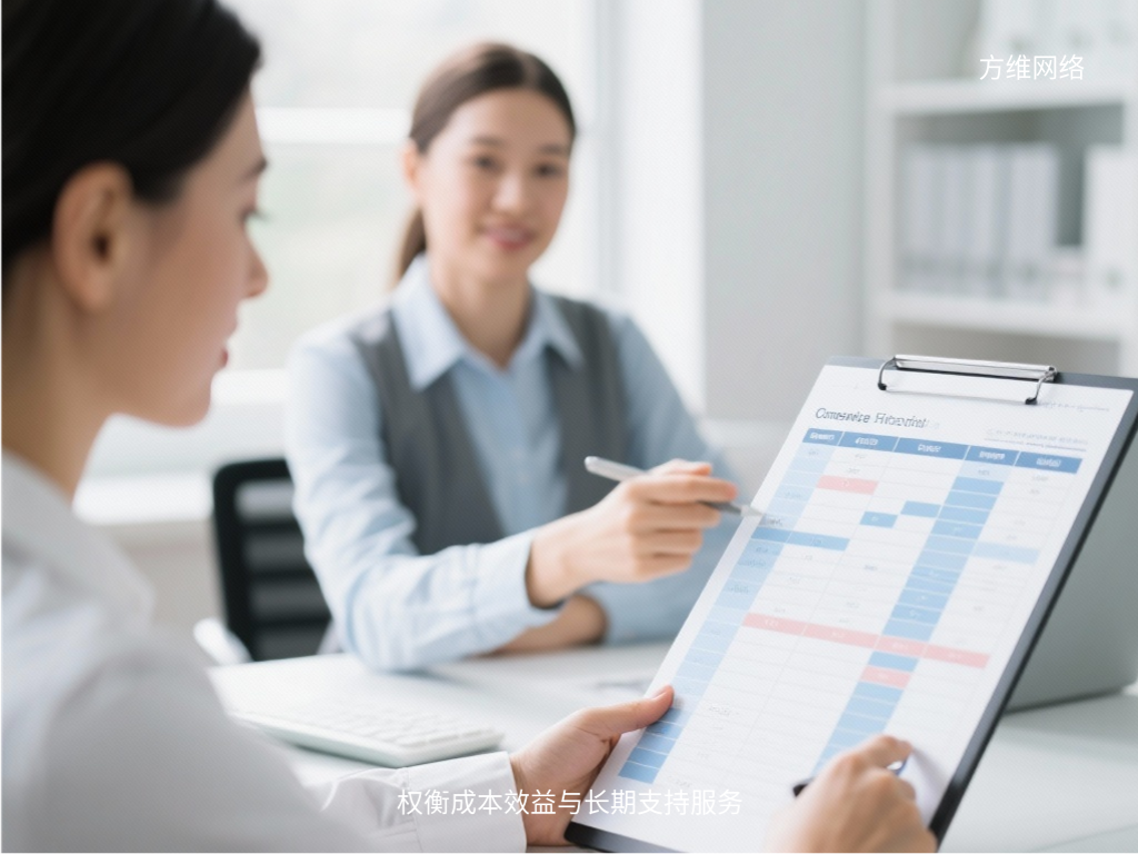 權(quán)衡成本效益與長期支持服務(wù)