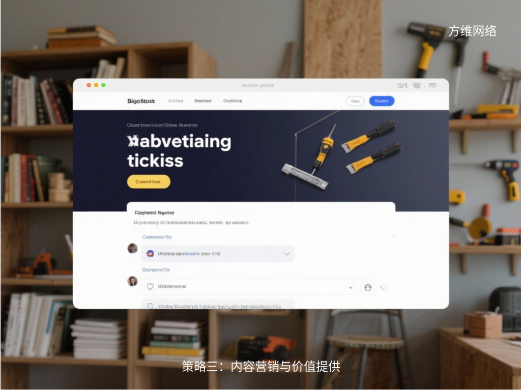 策略三:內容營銷與價值提供