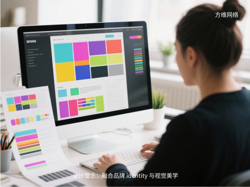 設計理念：融合品牌 identity 與視覺美學
