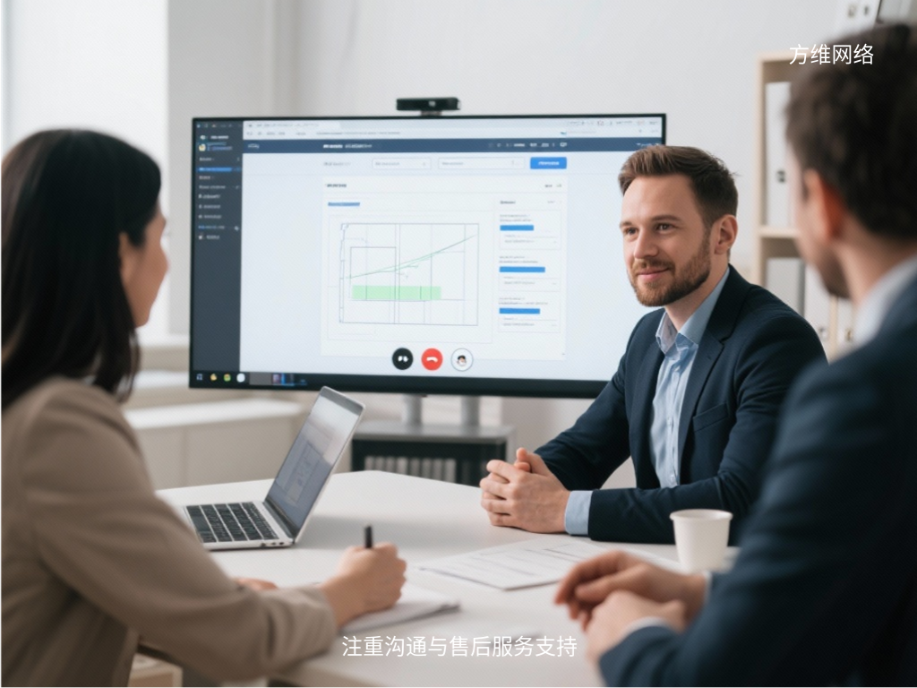 注重溝通與售后服務(wù)支持