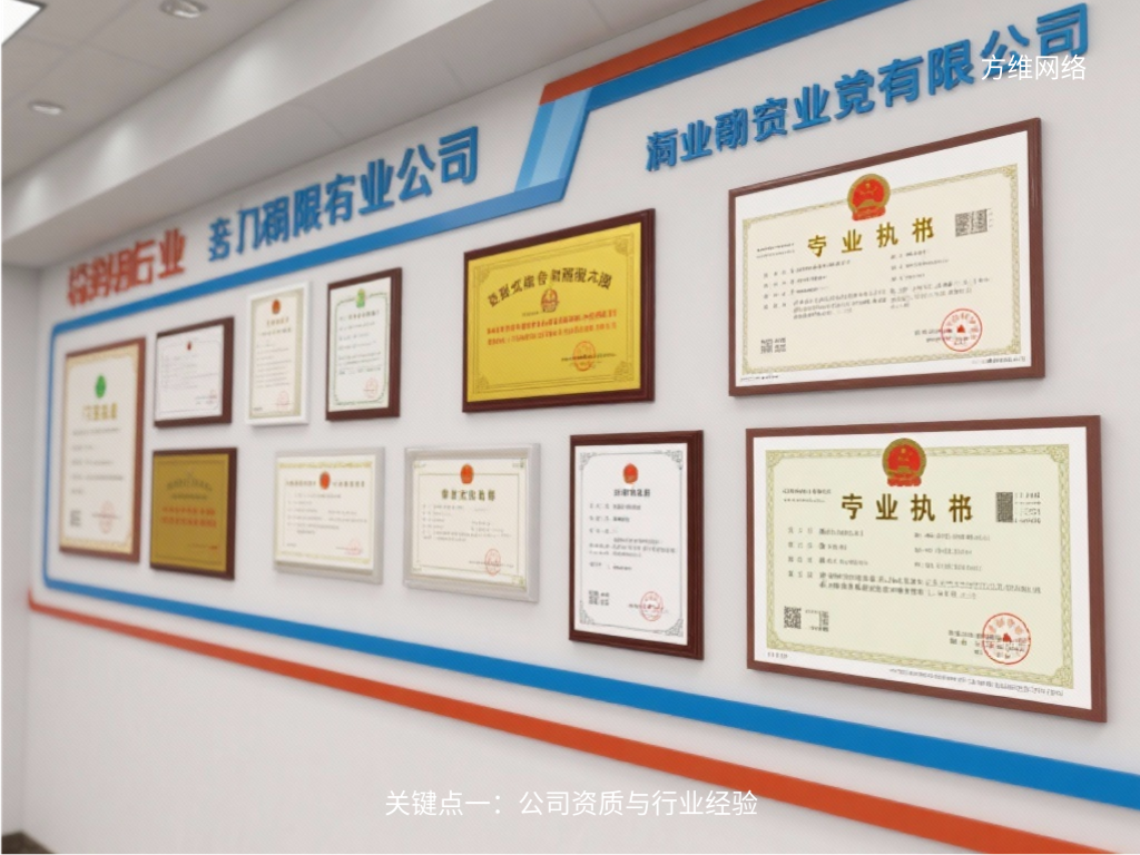 關鍵點一:公司資質與行業經驗