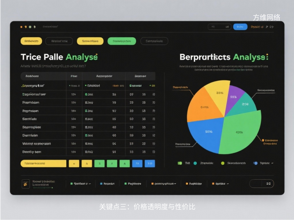 關鍵點三:價格透明度與性價比