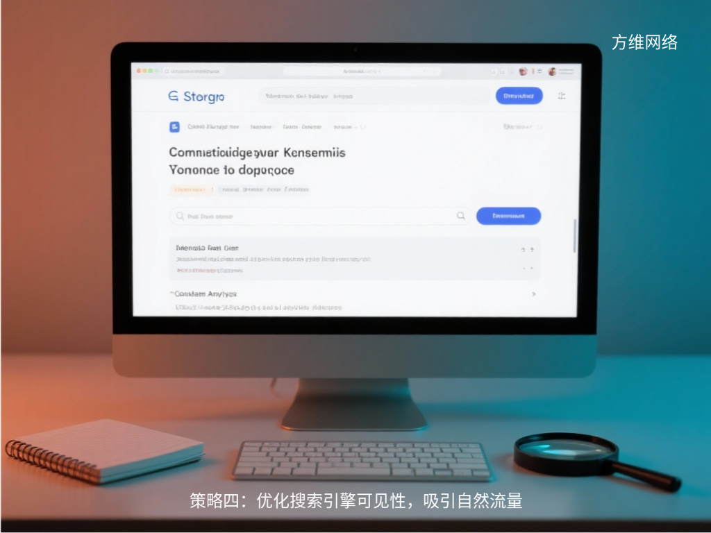 策略四:優化搜索引擎可見性,吸引自然流量