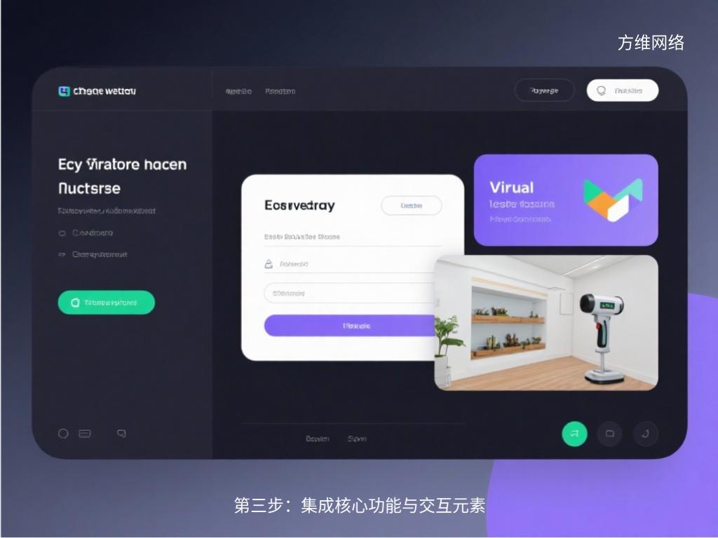 第三步:集成核心功能與交互元素