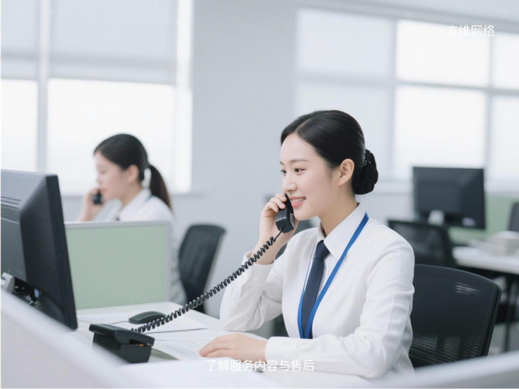 了解服務內容與售后