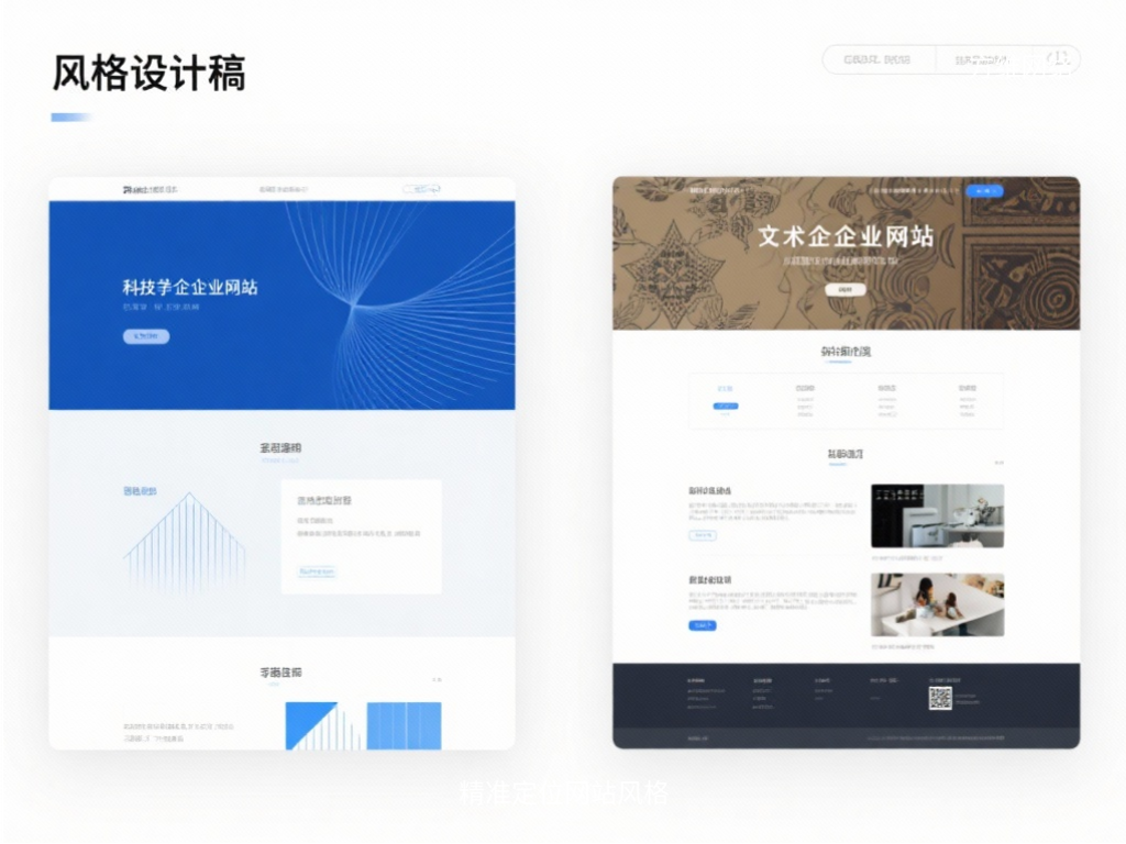 精準定位網(wǎng)站風格