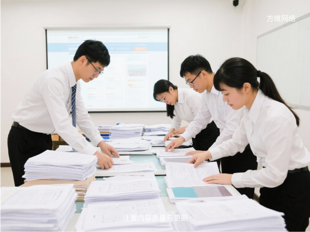 注重內容質量與更新