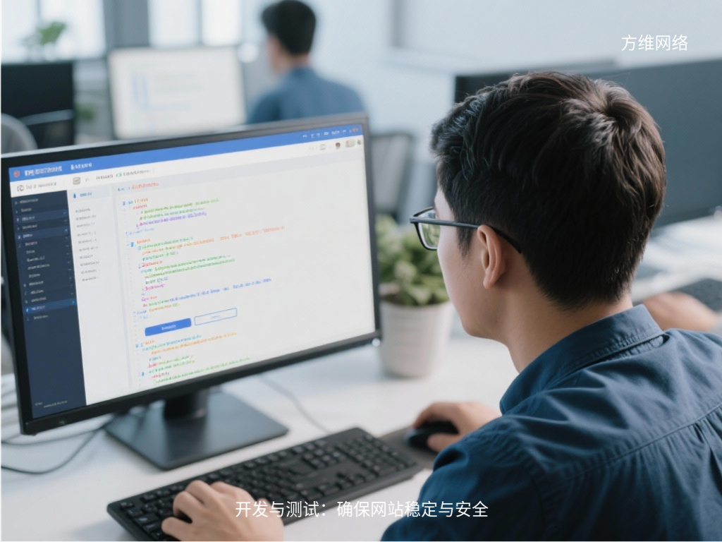 開發與測試:確保網站穩定與安全