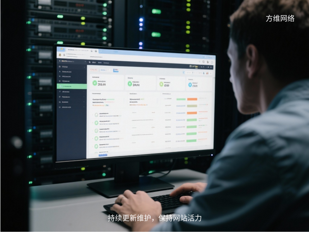 持續更新維護,保持網站活力