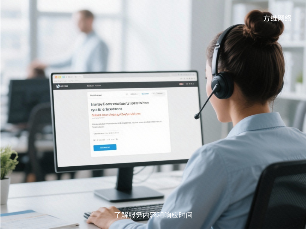了解服務內容和響應時間