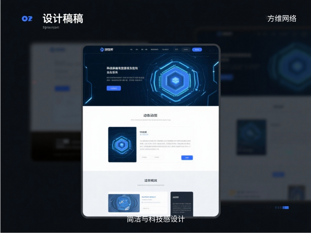 簡潔與科技感設(shè)計