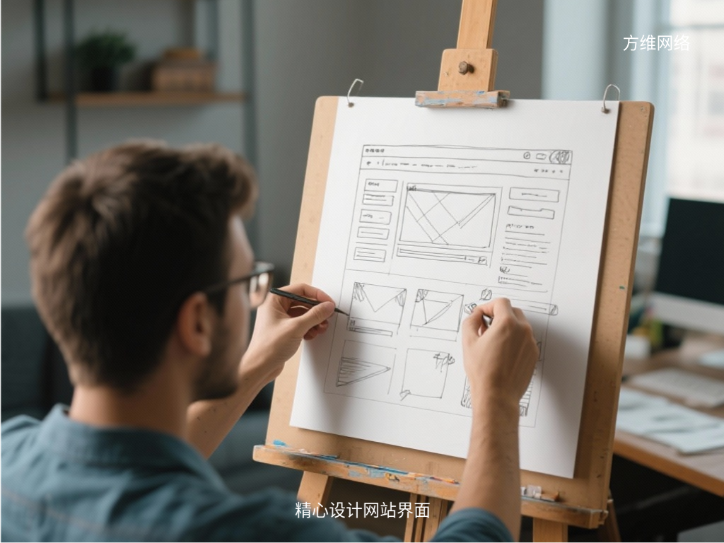 精心設計網站界面