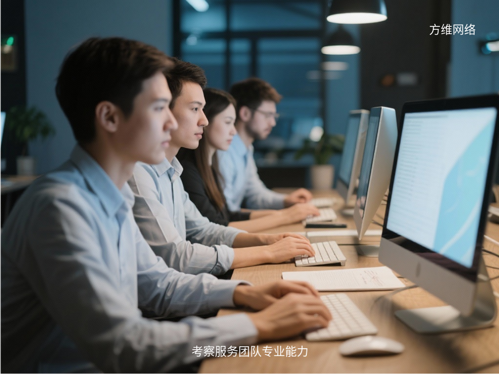 考察服務團隊專業能力