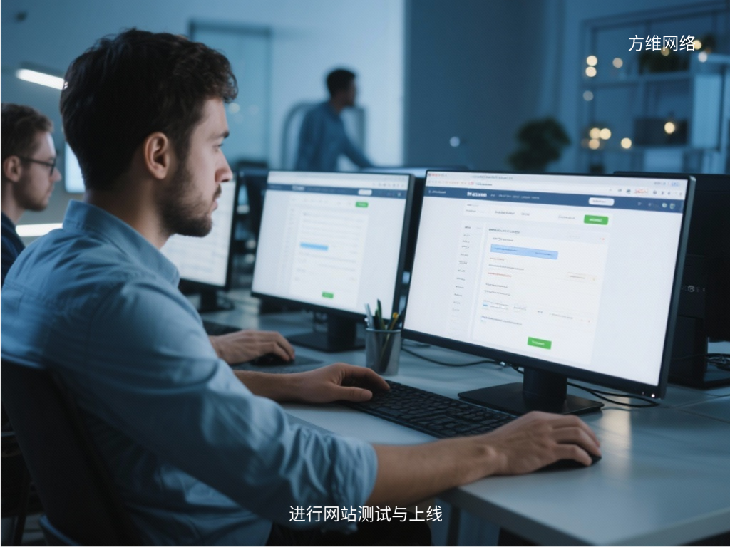 進(jìn)行網(wǎng)站測試與上線