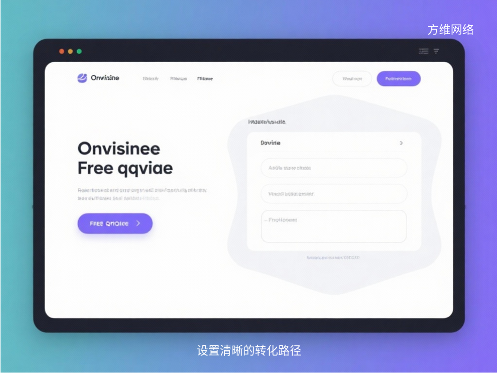 設置清晰的轉化路徑