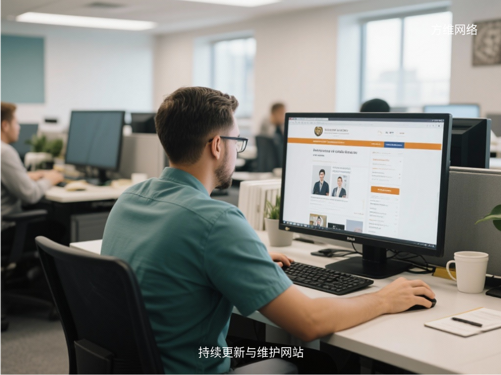 持續更新與維護網站