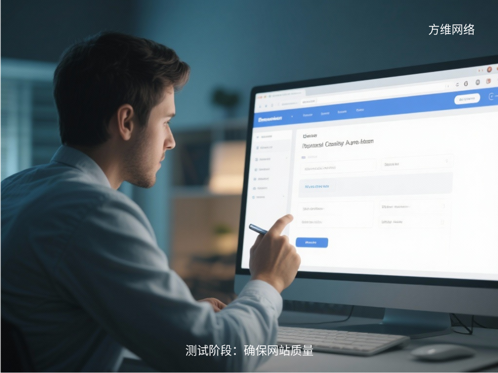 測試階段:確保網站質量