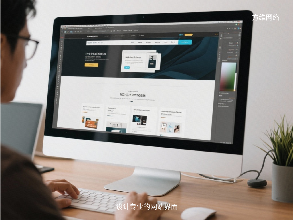 設計專業的網站界面